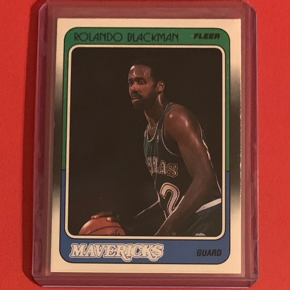Rolando Blackman #28 1988-89 Fleer Basketball Trading Card